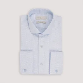 The Oliver Dress Shirt | Semi Spread Collar | Angled French Cuff | 100% Cotton
