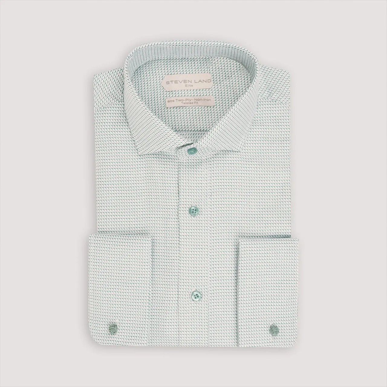 The Oliver Dress Shirt | Semi Spread Collar | Angled French Cuff | 100% Cotton