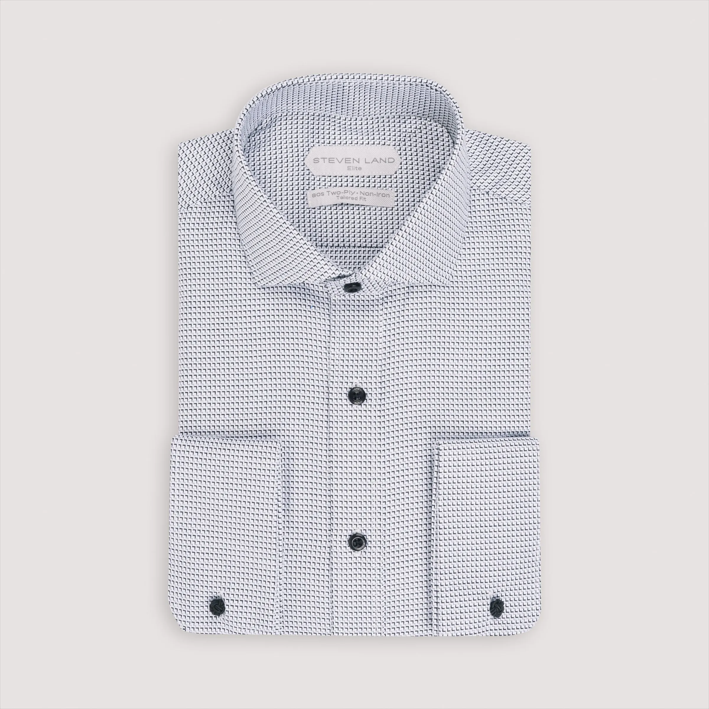 The Oliver Dress Shirt | Semi Spread Collar | Angled French Cuff | 100% Cotton