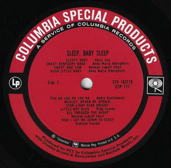 Various - Sleep, Baby Sleep (LP, Comp) (NM or M-)