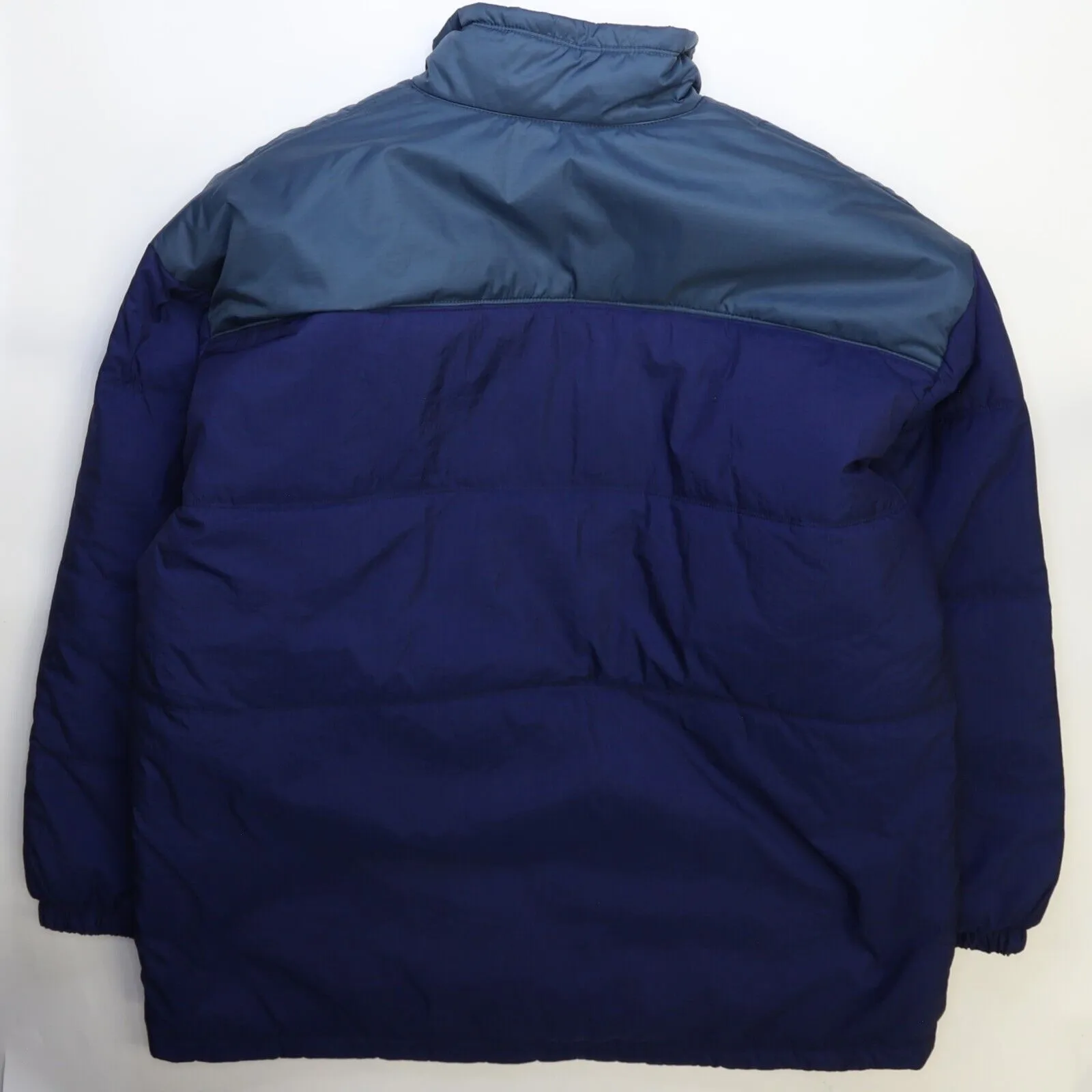Vintage Nike Parka Coat Jacket Size Large Blue 90s