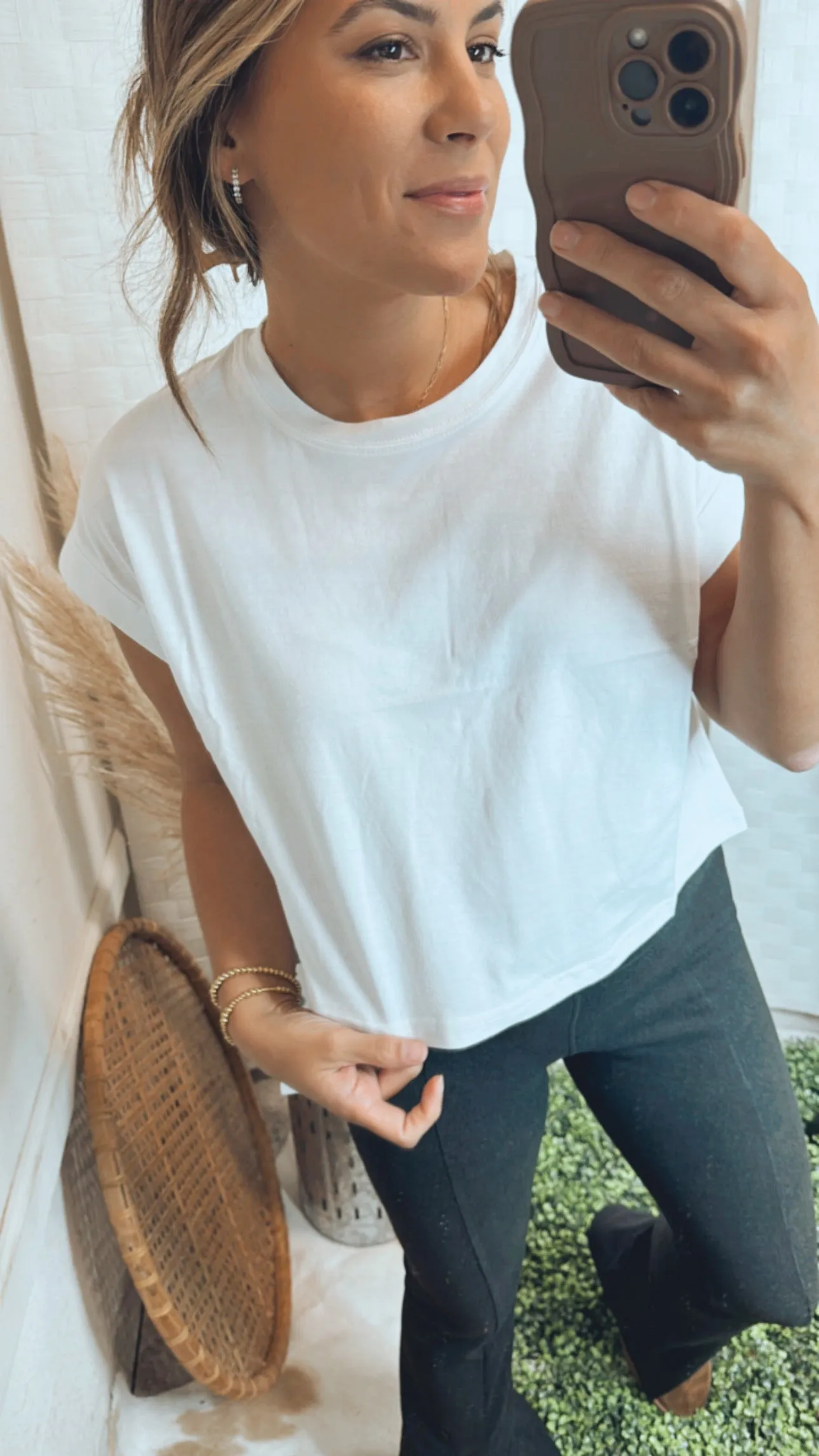 Whatever It Is Roll Tab Cotton Top