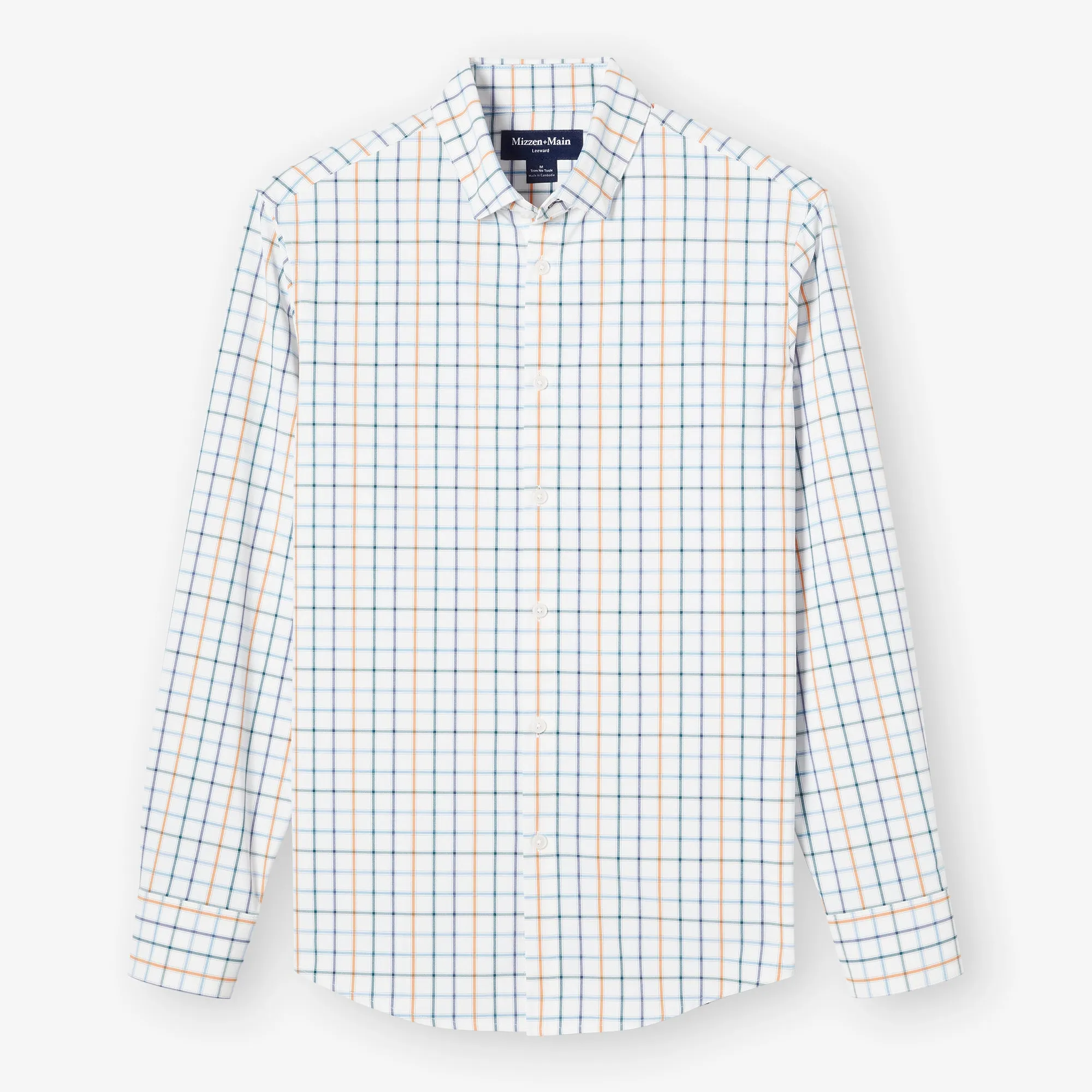White Casita Plaid