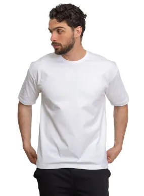 White Over Size Round T-Shirt