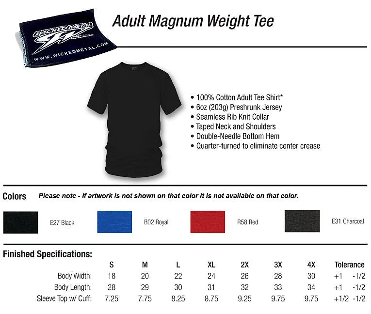 Wicked Metal - Eat Sleep Drive Stick, Red shirt